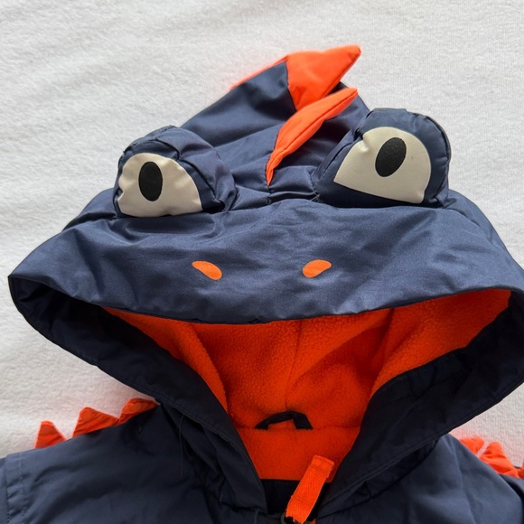 Kids Navy Blue Dinosaur Jacket - Picture 2 of 7